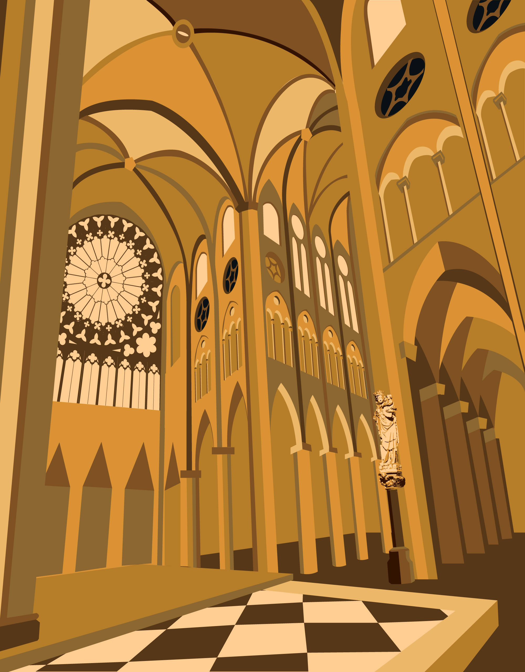 Une œuvre numérique symbole de votre lien indéfectible avec la Cathédrale Notre-Dame de Paris